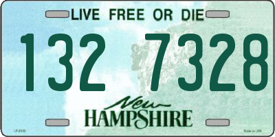 NH license plate 1327328
