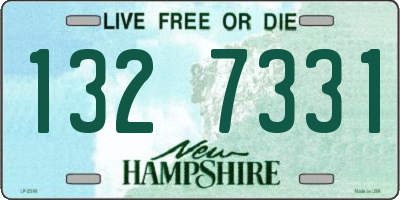 NH license plate 1327331
