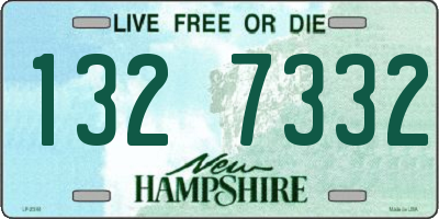 NH license plate 1327332