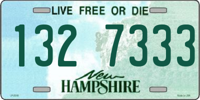 NH license plate 1327333