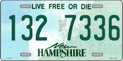 NH license plate 1327336