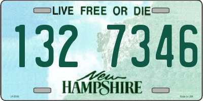 NH license plate 1327346