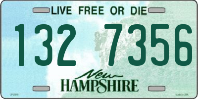 NH license plate 1327356