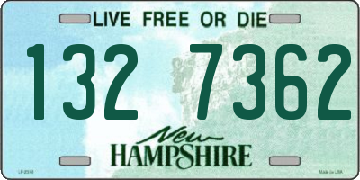 NH license plate 1327362