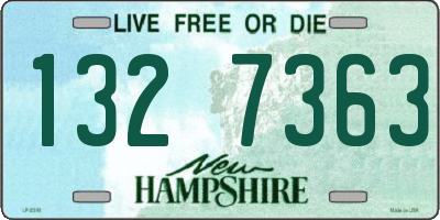 NH license plate 1327363