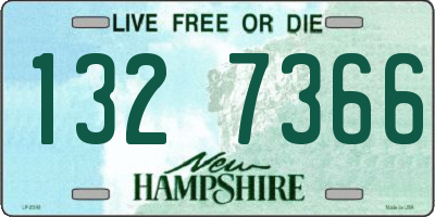 NH license plate 1327366