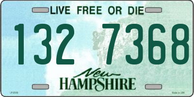 NH license plate 1327368