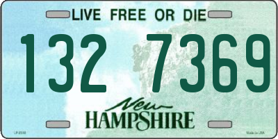NH license plate 1327369