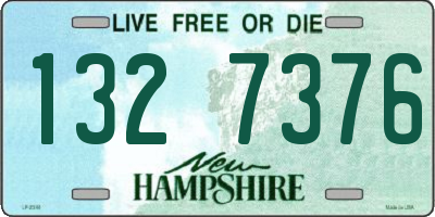 NH license plate 1327376