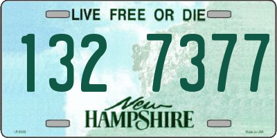 NH license plate 1327377