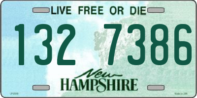 NH license plate 1327386