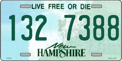 NH license plate 1327388
