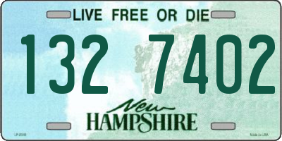 NH license plate 1327402