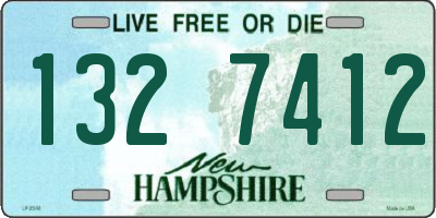 NH license plate 1327412
