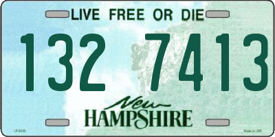 NH license plate 1327413