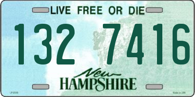 NH license plate 1327416