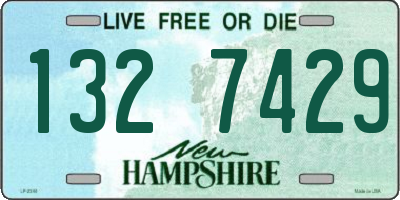 NH license plate 1327429