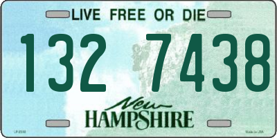 NH license plate 1327438