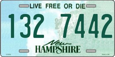 NH license plate 1327442