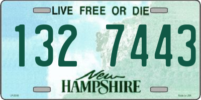 NH license plate 1327443