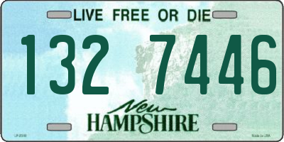 NH license plate 1327446