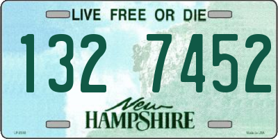 NH license plate 1327452