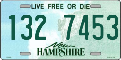 NH license plate 1327453