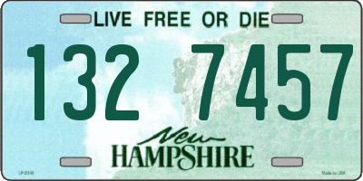 NH license plate 1327457