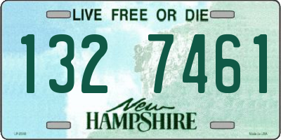 NH license plate 1327461