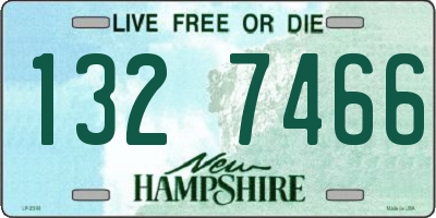 NH license plate 1327466