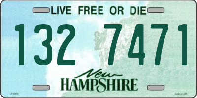 NH license plate 1327471