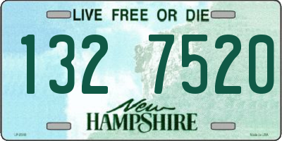 NH license plate 1327520