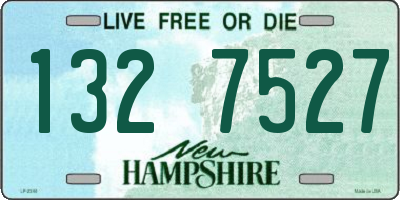 NH license plate 1327527