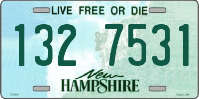 NH license plate 1327531