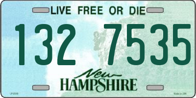 NH license plate 1327535