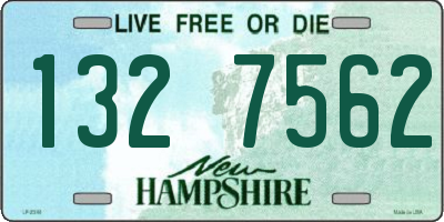 NH license plate 1327562