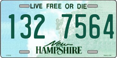 NH license plate 1327564