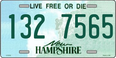 NH license plate 1327565