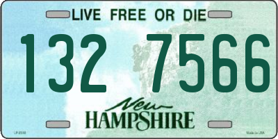 NH license plate 1327566