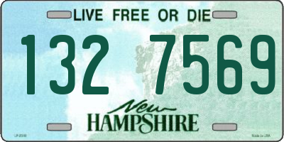 NH license plate 1327569