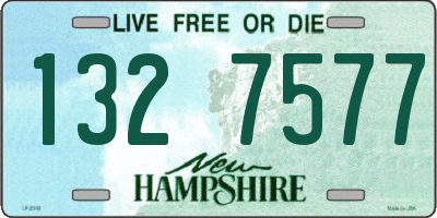 NH license plate 1327577