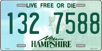 NH license plate 1327588