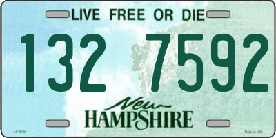 NH license plate 1327592
