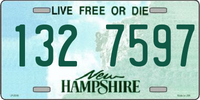 NH license plate 1327597