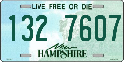 NH license plate 1327607