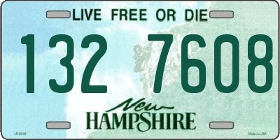 NH license plate 1327608