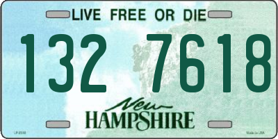 NH license plate 1327618