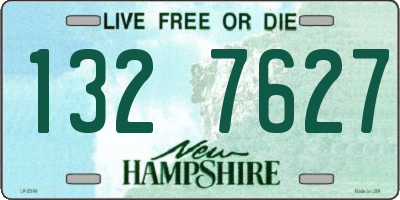 NH license plate 1327627