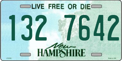 NH license plate 1327642