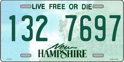 NH license plate 1327697